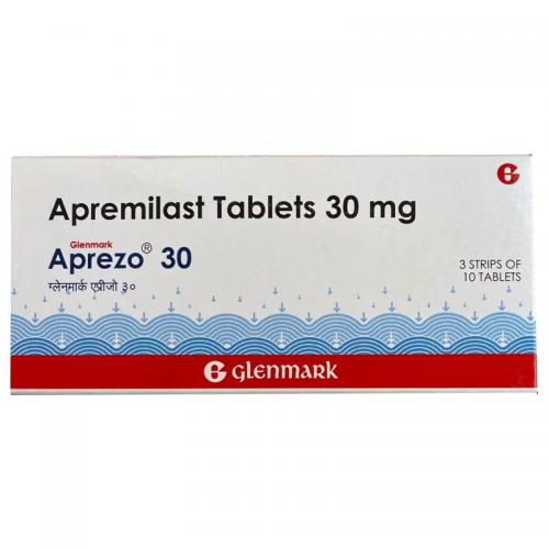 阿普米司特片(阿普斯特) Apremilast Aprezo 30mg*30片 Glenmark