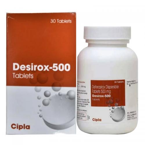 地拉罗司分散片500mg*30片/盒 去铁斯若 地拉罗司 Desirox 500 Deferasirox Dispersible Tablets