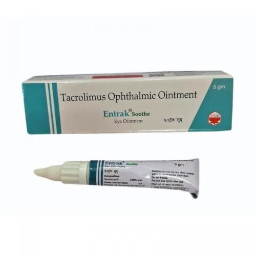 他克莫司眼药膏 (0.03% w/w*5g)Tacrolimus Eye Drops Entrak Soothe Eye Ointment