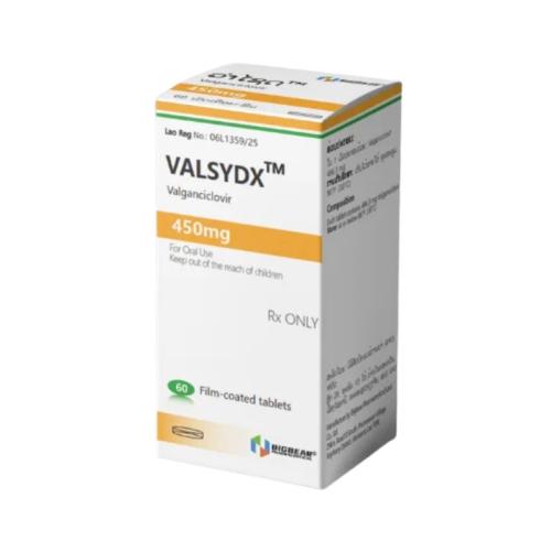 盐酸缬更昔洛韦片450mg*60片/盒 VALSYDX Valganciclovir Hydrochloride Tablets