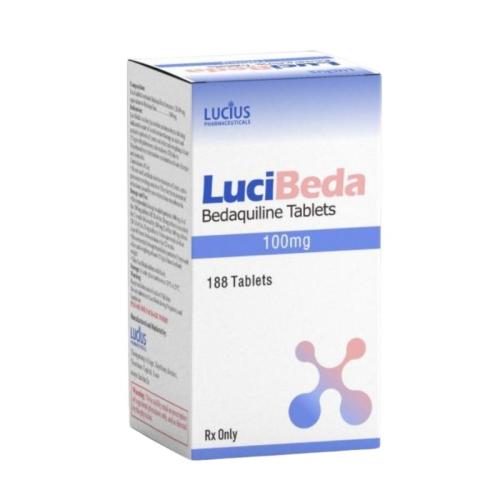 富马酸贝达喹啉片100mg*180片/盒 LuciBeda Bedaquiline tablets