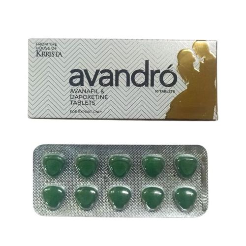 金水鬼阿伐那非双效片10片/盒 AVANAFIL&DAPOXETINE AVANDRO TABLET