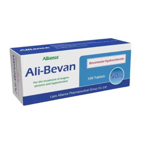 盐酸贝凡洛尔片50mg*100片/盒 Ali-Bevan Bevantolol Hydrochloride Tablets