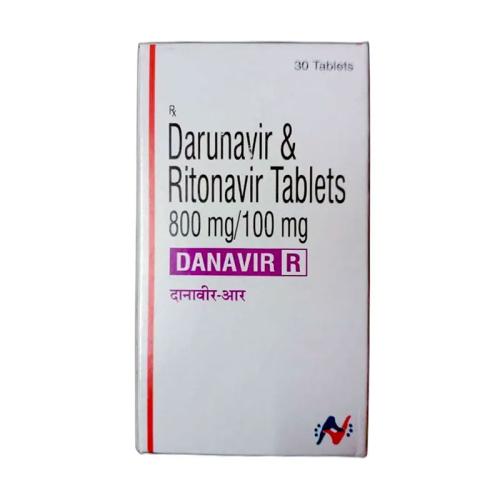 达芦那韦利托那韦复方片30片/盒 Danavir R Darunavir&Ritonavir Tablets