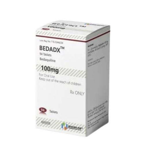  富马酸贝达喹啉片100mg*94片/盒 BEDADX Bedaquiline