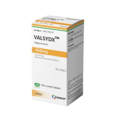 盐酸缬更昔洛韦片450mg*60片/盒 VALSYDX Valganciclovir