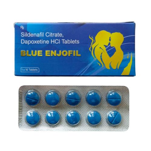 蓝色妖姬超级双效片 BLUE ENJOFIL Sildenafil Citrate,Dapoxetine HCl Tablets