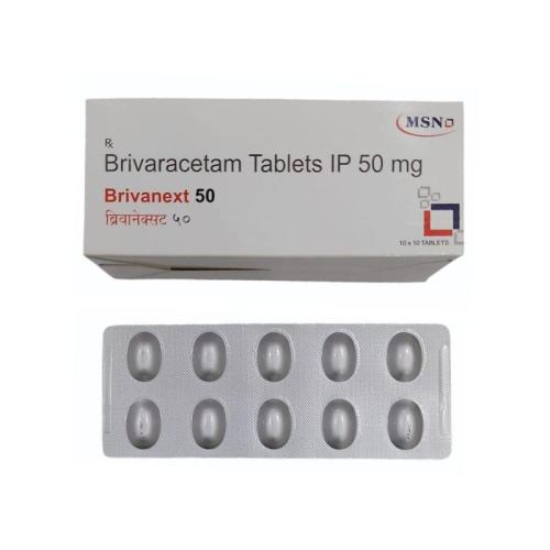 布瓦西坦片50mg*100片/盒 Brivanext Brivaracetam Tablets